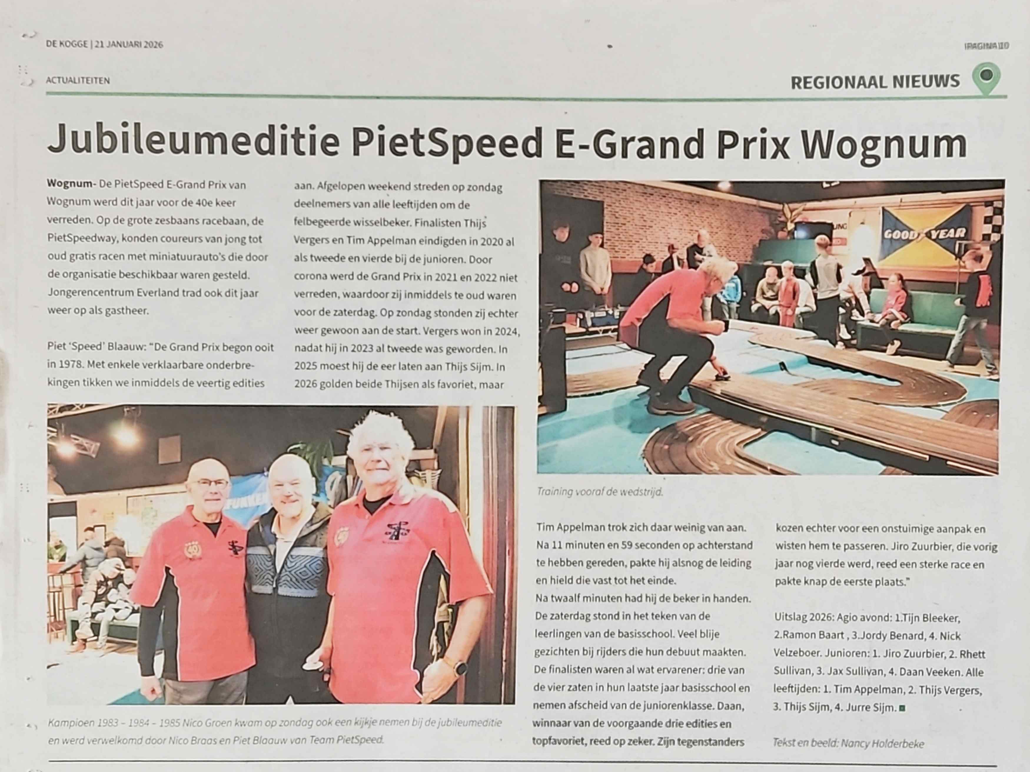 Verslag in De Kogge